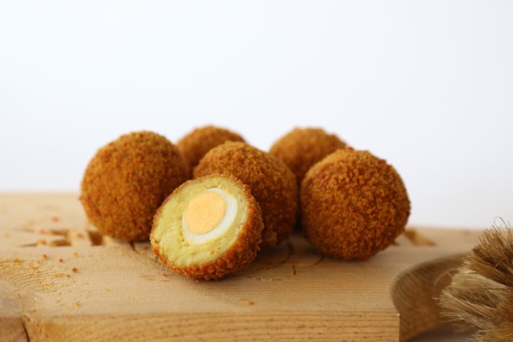 Mini eierbal met kwartelei van Uildriks